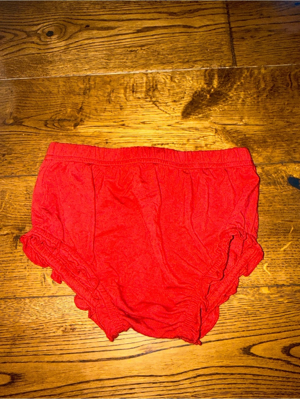 Little Sleepies Red Bamboo Bloomers 18/24 Month